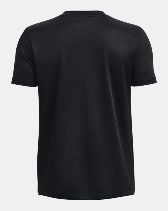 Boys' UA Tech™ Vent Short Sleeve, Black, pdpMainDesktop image number 1